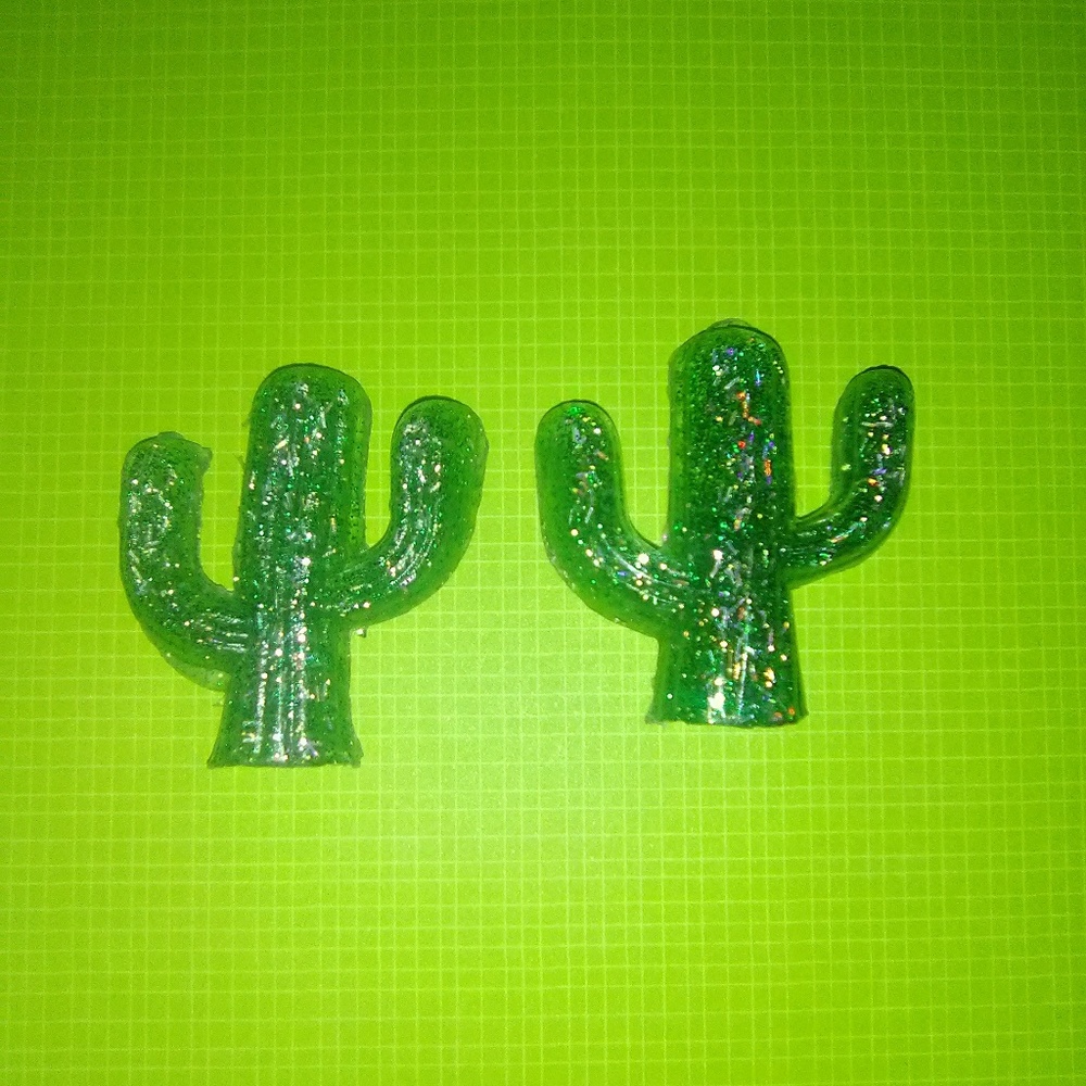 ❤️ Nopalitos Cactus Hair Clips